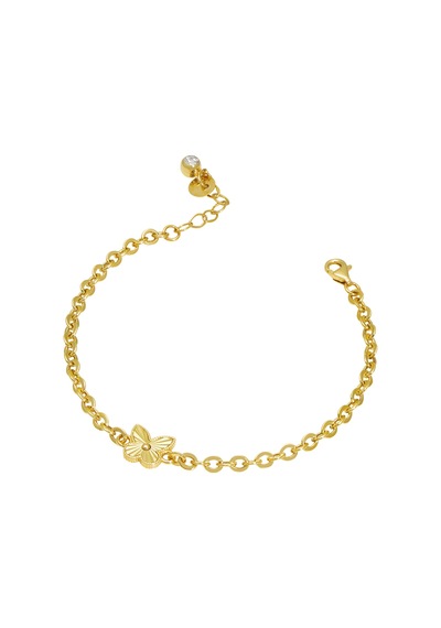 Debora Jewelry 14 Ayar Altın Kelebek Detaylı Zincir Bileklik