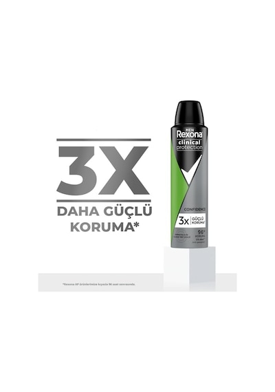 Rexona Men Clinical Protection Erkek Sprey Deodorant Confidence 150 Ml