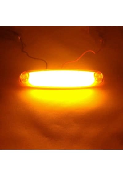 10 Adet Neon Turuncu Parmak Led 12/24 Volt