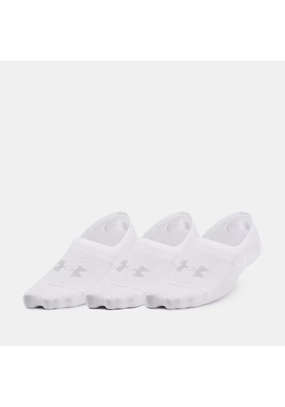 Under Armour Breathe Lite Ultra Low 3 Pack Kadın Beyaz Çorap