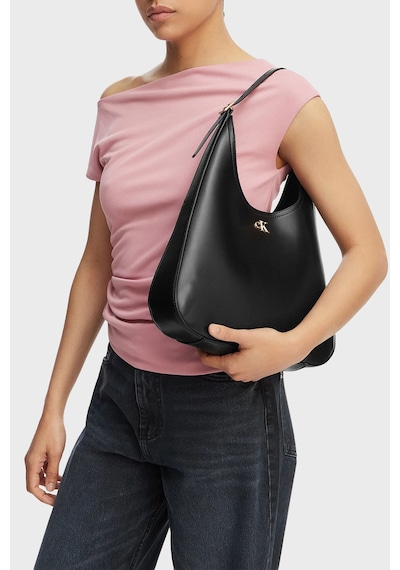 Calvin Klein Logolu Omuz Askılı Çanta Lv04f3522gub1 Bayan Çanta Lv04f3522g Ub1 Siyah
