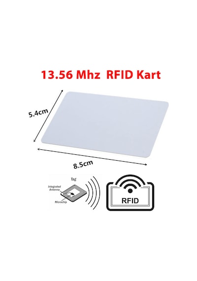 Alkatronik-13.56Mhz Rfıd Rfid Manyetik Kart Göstergeç Personel Takip Kartı