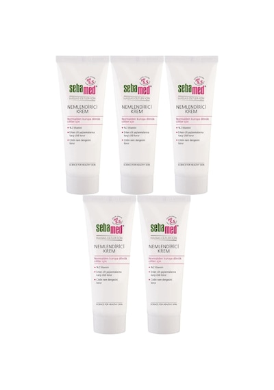 Sebamed Nemlendirici Krem Tüp 50ml Günlük Kullanım 5 Li Set