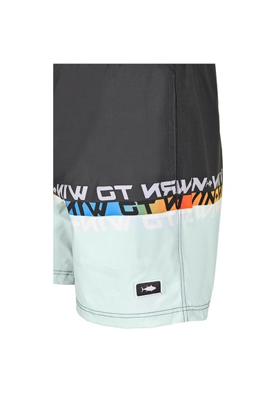 Fujin Pro Angler Short Mayo Anthracite Turquoise Antrasit