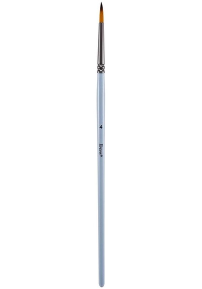 Brons Br-755 123 Serisi Sulu Boya Ve Akrilik Boya Fırçası Sentetik Kıl Yuvarlak Uç - 4