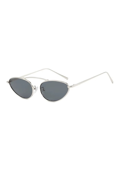 Orveno Gri Metal Çerçeve Füme Cam Pilot Vintage Retro Güneş Gözlüğü