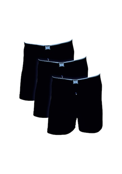 Boxerland Siyah Havlu Bel Erkek Boxer Ekonomik Paket 3’Lü Siyah