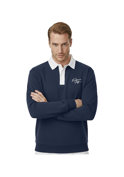 Deepsea Erkek Lacivert Relax Fit İçi Polarlı Polo Yaka Sweatshirt Pamuklu Kalın Sweatshirt 2600762 Lacivert Deepsea Erkek Lacivert Relax Fit İçi Polarlı Polo Yaka Sweatshirt Pamuklu Kalın Sweatshirt 2600762 Lacivert