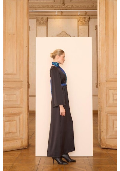 Senna Fıore Dress Gece Mavisi Lacivert