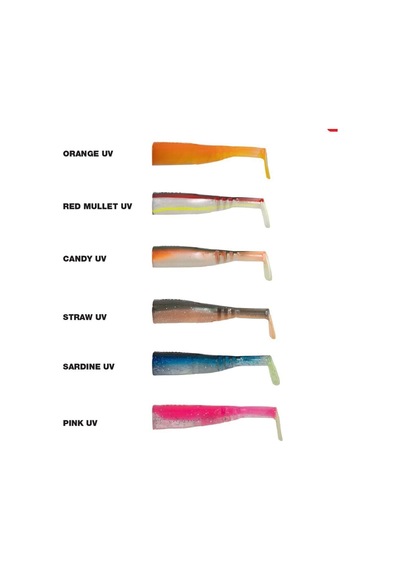 Seabor Lily Shad 9.3cm 3 Ad Yedek Silikon