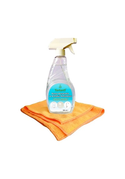 Terlans Banyo Duşakabin Ve Armatür Temizleyici 500 ML + Mikrofiber Bez