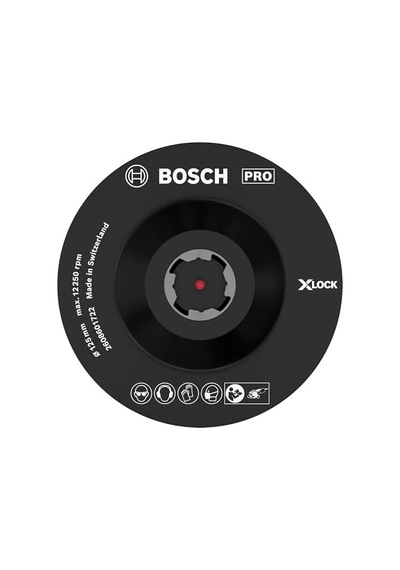 Accessories Professional Destek Tabağı Cırt Cırtlı, X-lock, Ø125 Mm 42855901