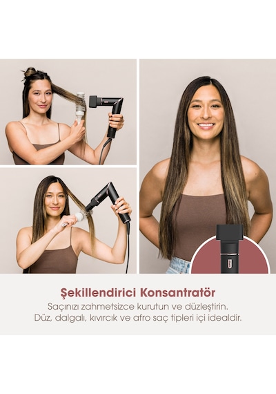 Shark Flexstyle 3-in-1 Saç Kurutma & Şekillendirme Sistemi Siyah