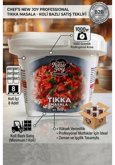 Tikka Masala 1000 G X 8 Adet - 1 Koli Koli Bazlı Avantaj Paketi