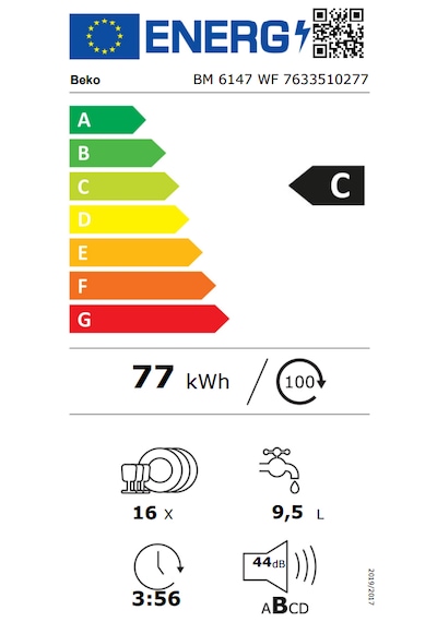 Beko BM 6147 WF 6 Programlı Bulaşık Makinesi