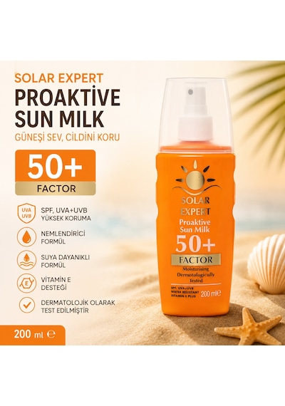 Solar Expert Güneş Kremi Spf 50+ Factor 200 Ml Aktar Depo Diğer