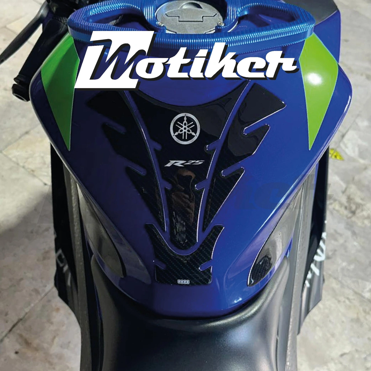 Yamaha Yzf-r25 Tankpad 2019-2024 Karbon Damla Sticker Etiket Mode