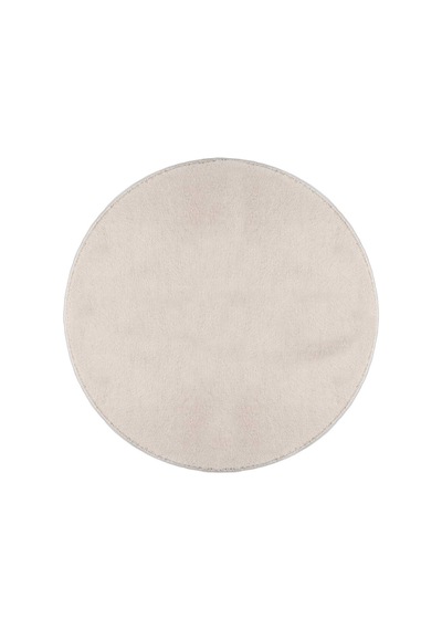 Vl Comfort Düz Saçaklı Peluş Düz Yolluk Bej Bej