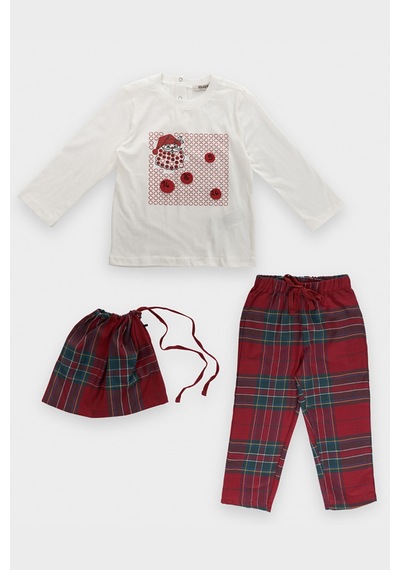 Erkek Bebek Yılbaşı Temalı Kırmızı Pijama Takımı 15238885 2321BB39001 Erkek Bebek Yılbaşı Temalı Kırmızı Pijama Takımı 15238885 2321BB39001