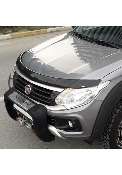 Cappafe Fiat Fullback Ön Kaput Koruma Rüzgarlık 4Mm Abs 2016-›