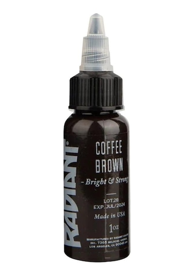 Coffee Brown - Radiant Tattoo Dövme Boyası - 1oz/30ml