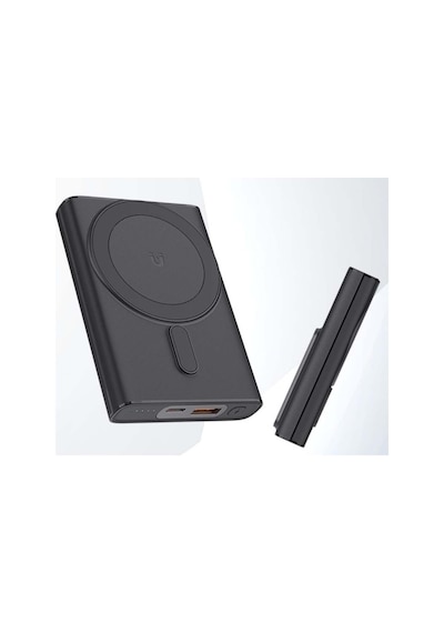 20000 Mah Powerbank Kablosuz Şarj Makinesi 22.5w Hızlı Şarj Özellikli Taşınabilir Batarya Siyah