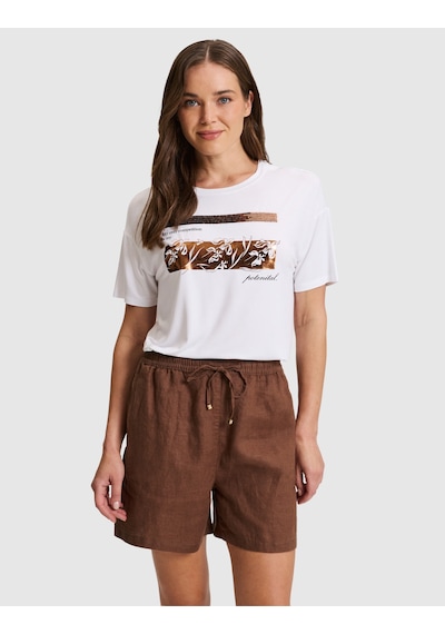 Pierre Cardin Beyaz Comfort Fit Tişört 50319850 Vr013