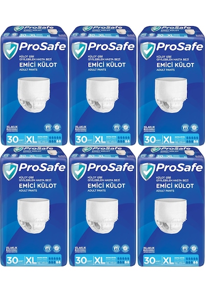 Prosafe Emici Külot Hasta Bezi XL 6 x 30'lu