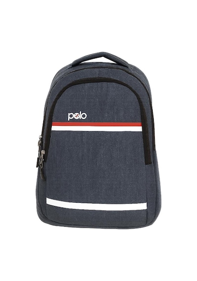 Temel My Polo Sırt Çantası Kırmızı Beyaz Çizgili Lacivert 8860 Lacivert