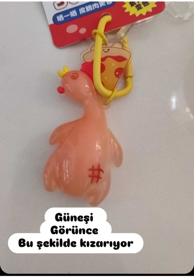 Lüks Ve Kaliteli Güneşte Kızaran Tavuk Anahtarlık 1 Adet Gönderim