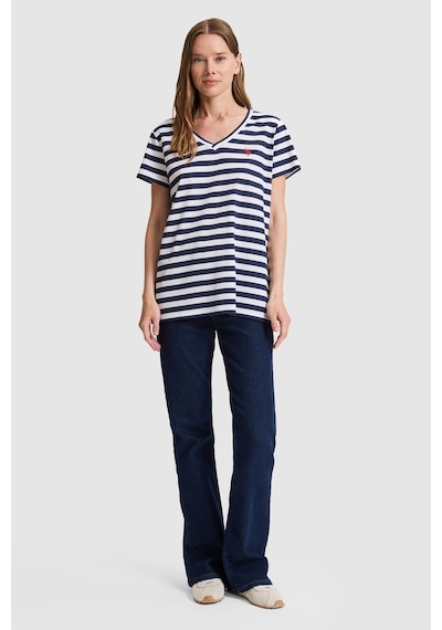 U.s. Polo Assn. Kadın Lacivert Tişört 50323572-vr033