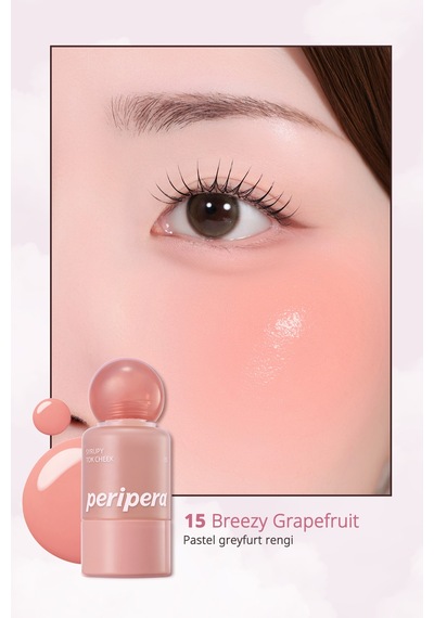 Perıpera Syrupy Tok Cheek 15 Breezy Grapefruit
