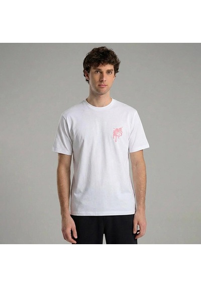 New Balance Lifestyle Erkek Beyaz Tişört Mnt1649-wt