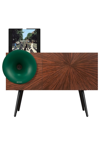 Fennessy Kresling İ7pro Yeşil Bluetooth Hoparlörlü 100w Hi-fi Pikap, Plakçalar