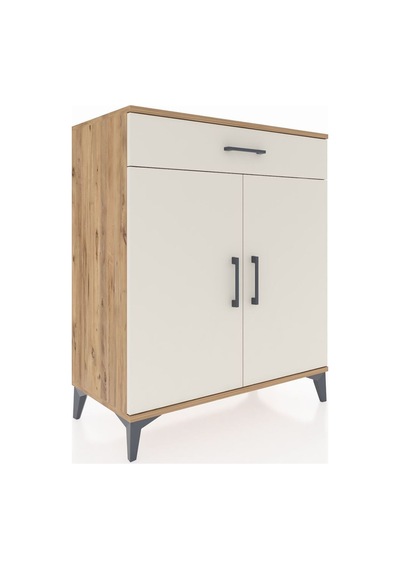 Hyperion Şifonyer 2 Raflı Tek Çekmeceli 2 Kapaklı 88x44x106 Ç... Çam