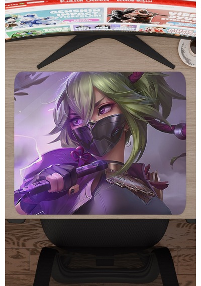 Kuki Shinobu Genshin Impact Anime Oyuncu V2 - 48x40 Xl Gaming Mouse Pad Fare Altlığı