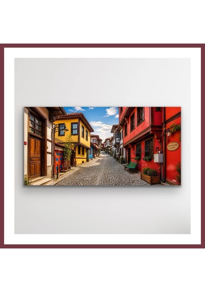 Storeşahin Eskişehir Odun Pazarı Kanvas Tablo 60x120 Cm Shn0720 Çok Renkli