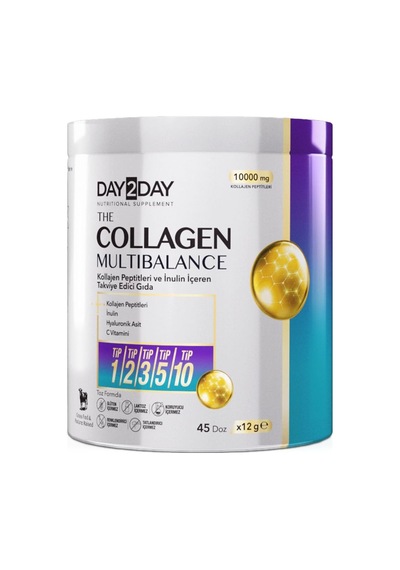 Day2day The Collagen Multi Balance, Vitamin Ve Mineral İçeren Kolajen Takviyesi, Cilt Sağlığı, Saç Ve Tırnak Desteği, Eklem Ve Bağ Doku Desteği