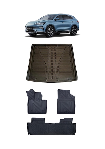Byd Seal U Ev 2024 Model İle Uyumlu 5d Premium Ekstra Havuzlu Paspas Ve Bagaj Havuzu Set