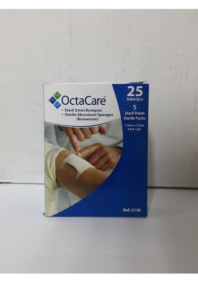 Octacare Gaz Kompres - Steril - 7.5 x 7.5 CM 25  Adet