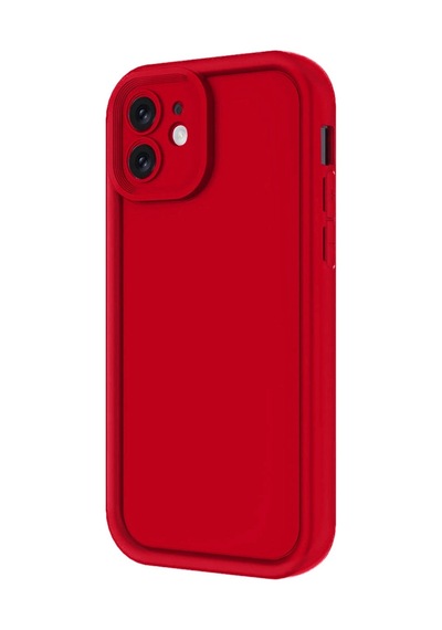 Apple İphone 11 Kılıf Viera Silikon - Kırmızı 0.2M-Çok Renkli