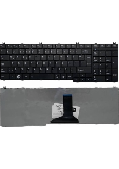 Toshiba Uyumlu Satellite L655-14f, L655-14g, L655-14h, L655-14j Klavye Tr Siyah