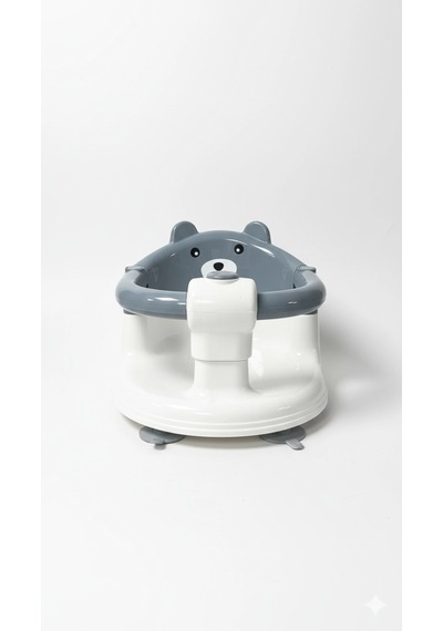 Vavbaby Önden Açılır Bebek Banyo & Bebek Mama Oturağı Gri Gri
