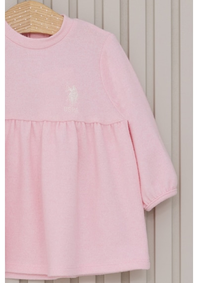 U.S. Polo Assn. U.s. Polo Assn Kız Bebek Pembe Elbise Pembe
