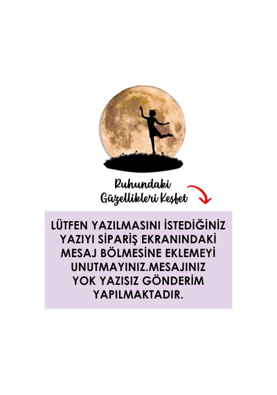 Kişiselleştirilebilir Led Işıklı Epoksi Cam Katmanlı Tablo Zoey Dolunay Sarı - 738149267 Sarı