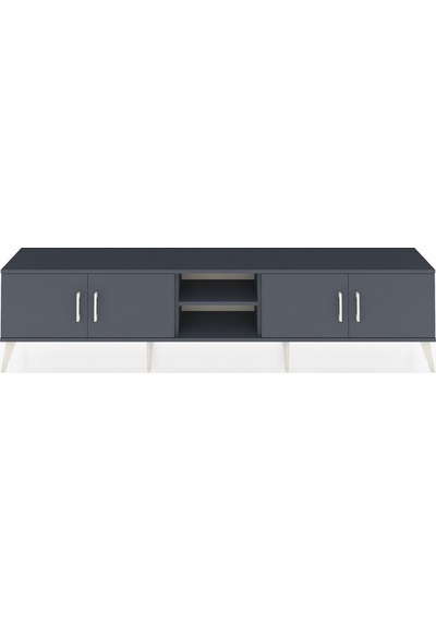 Arges Tv Ünitesi 3 Raflı 4 Kapaklı 220x30x51 Antrasit-antrasit Antrasıt/antrasıt - Antrasıt Arges Tv Ünitesi 3 Raflı 4 Kapaklı 220x30x51 Antrasit-antrasit Antrasıt/antrasıt - Antrasıt