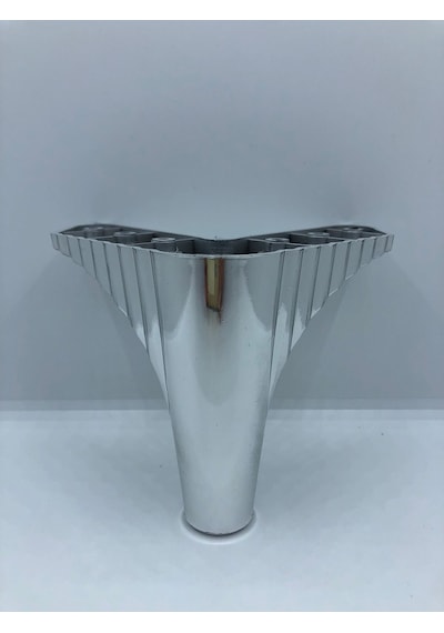 Plastik. 12 14 14 Cm Krom Kaplama, Koltuk,baza Ayağı 4 Adet