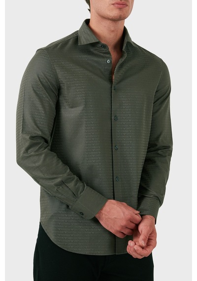 Emporio Armani Erkek Gömlek 6d1c86 1nıuz F512 Haki Haki