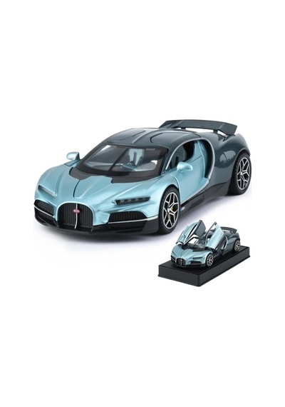 Bugatti Chiron Super Sport 300+ 1:24 Ölçek Diecast Gerçekçi Açılabilir Kapılı Model Araba