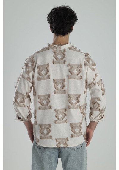 Cocopelli Kahve Desenli Vintage Pu Sku Llu Go Mlek Coc2159 Kahverengi